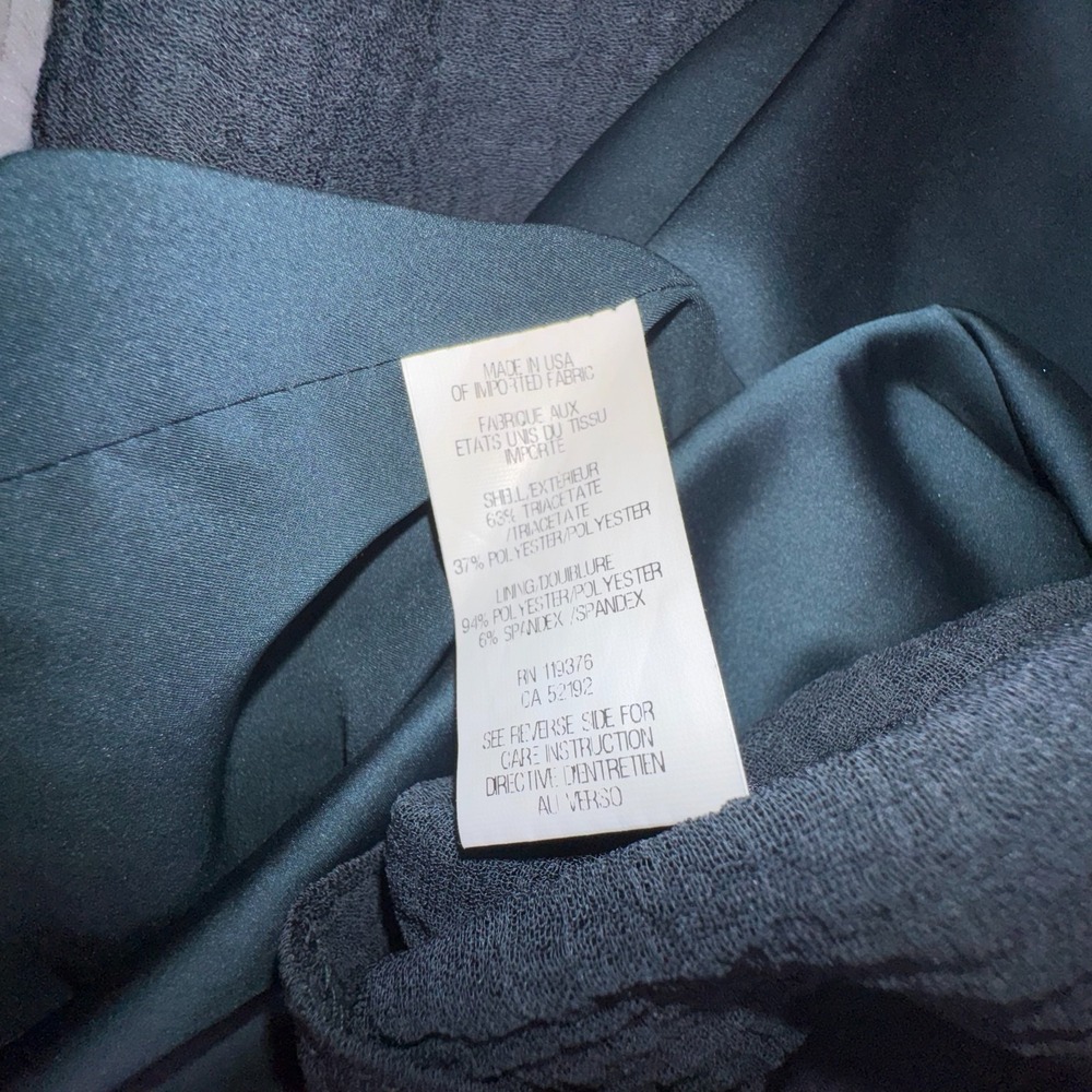 Helmut Lang Breeze Dress Small Dark Green Sheer Gauze Shift Slip Euro Summer - Picture 10 of 11